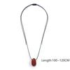 Stone Sweater Chain Black Rope Fashion Necklaces Minimalist Choker Necklaces