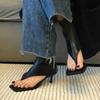 Mid Heels Sexy Women's Sandals Clip Toe Designer Elegant Heels Shoes 2026 Fad Summer Trend Party Shoes Pumps New Mujer Zapatos