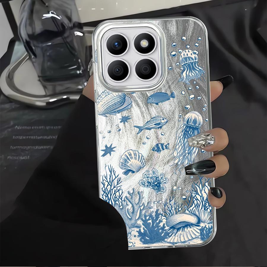 Marine Organisms Phone Case for Honor X7b X8a X9c X8c X8b 200 Pro X9a X9b 200 400 Lite Soft Cover