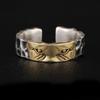 Adjustable Open Tiger Ring Men Vintage Punk Geometric Finger Jewelry Unisex Retro Style