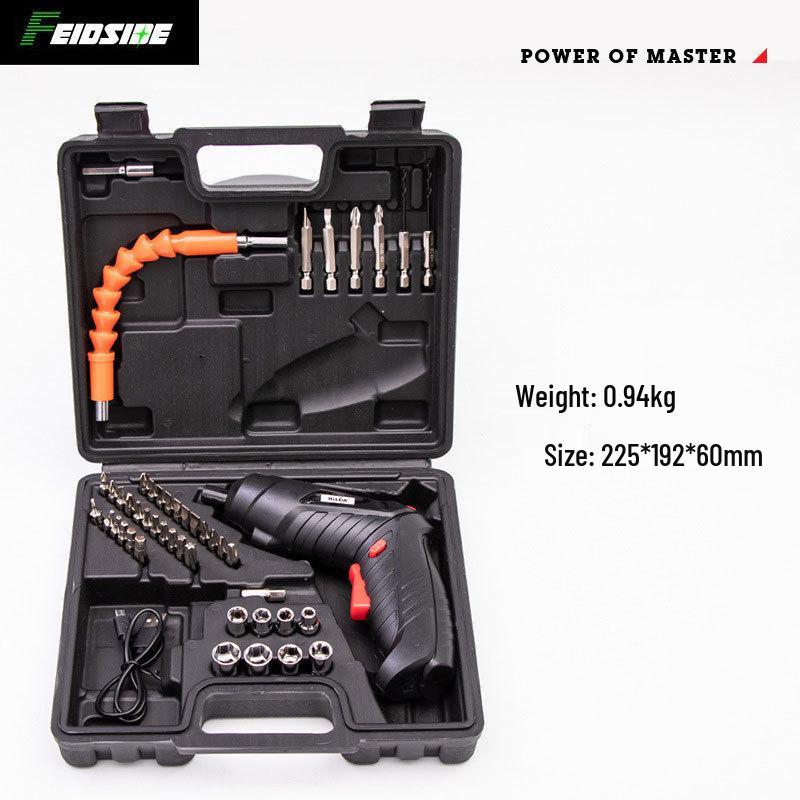 Multi-functional Electric Screwdriver & Drill Set for Household Use