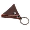 Guitar Pick Bag Faux Leather Waterproof Easy To Clean Portable Keychain Design Guitar Pick Holder