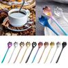 304 Stainless Steel Funny Cat Paw Teaspoon Kitchen Tableware Dog Paw Spoon Coffee Spoon Dessert Tea Accessories