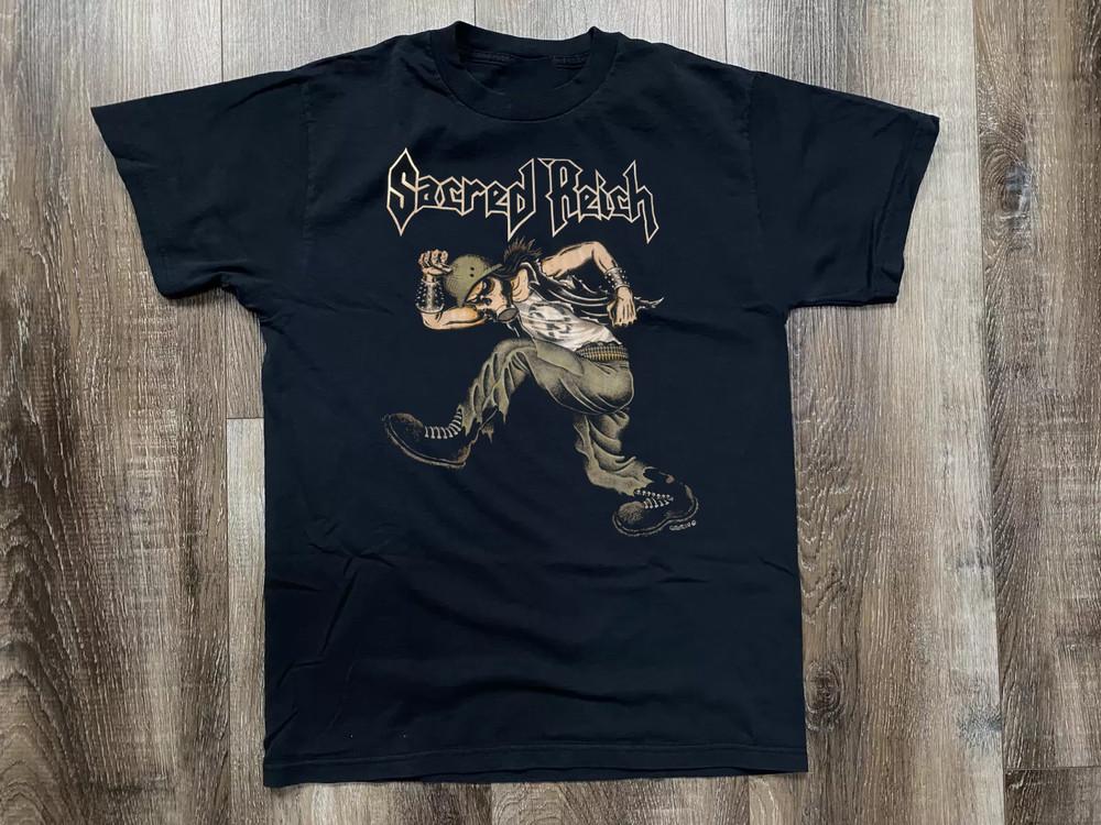 

Rare Sacred Reich 90s Black S-2345XL Unisex T-shirt Unisex T-Shirt S