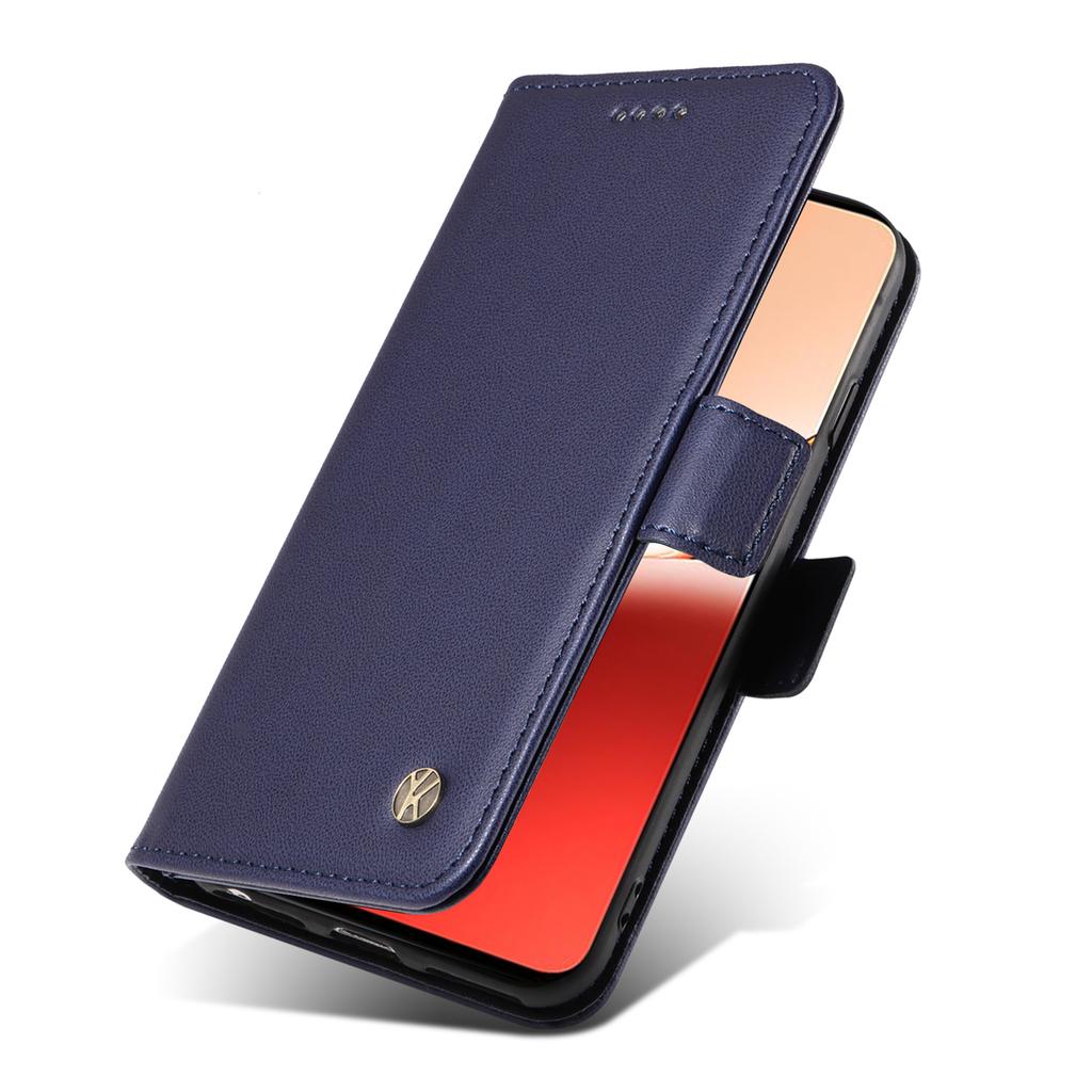 For Oppo Reno12 F 4G Case Wallet Leather Phone Cover Sided-Magnetic Clasp