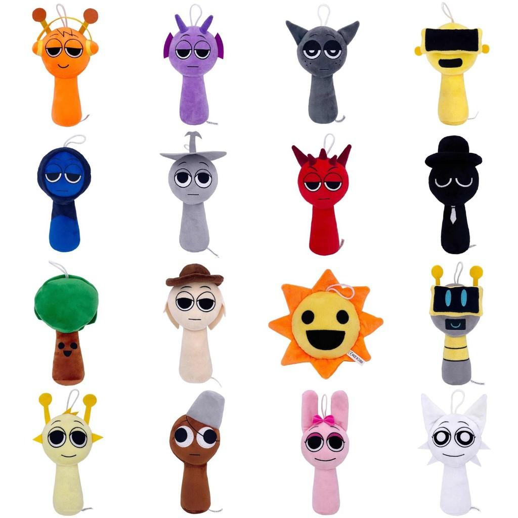Incredibox Plush Sprunki Toy Cartoon Stuffed Doll Game Peripherals Decoration