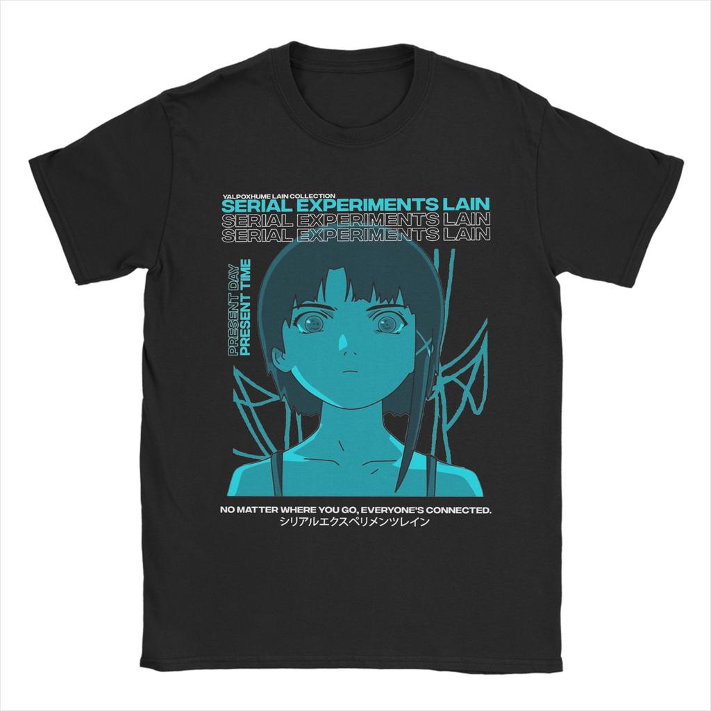 Serial Experiunisexts Lain Classic TShirt T Shirts Unisex Unisex Cotton Humorous TShirt O Neck Tees Short Sleeve Clothing Big Size