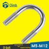 304 Stainless Steel U-Bolts & Extended U-Screws M6/M8/M10/M12 Standard Parts