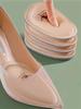 1pair Women's Half Size Shoe Inserts, Anti-Slip Breathable Sweat-Absorbing Foot Pads