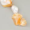 Spring Pearl Flower Alloy Earrings - Trendy European & American Style for Women