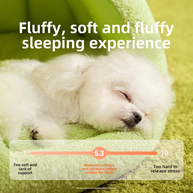 Autumn and Winter Cat Funny Little Monster Shape Cat Nest Closed Kennel Warm Windproof Yurt Teddy Pet Nest