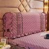 European All-inclusive Thicken Quilted Headboard Cover Soft Cotton Fabric King Queen Size Dustproof Bed Head Cover 150x70cm