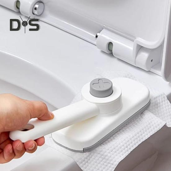 Mini Mop Kit Dry Wet Floor Cleaning 180 Degree Rotating Handle Auto Paper Change Solid Structure Washing Face Towel Mop