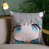 Anime Cute B-Blue Archive Pillow Case Plush Fabric Soft Pillowcase Double Sided Print Sofa Cushion Cover Throw