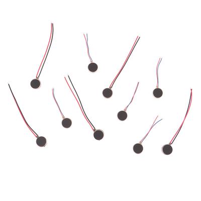 5Pcs 1034 Micro Dc Vibration Motor Flat Vibrating Moteur Button Motors For Mobile Phone Watch Tablet Massager Vibration Motor