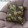 Vintage Hopfen Blumen Kissenbezüge Muster Kissenbezug Geeignet für Sofa Schlafzimmer Auto Kissenbezug