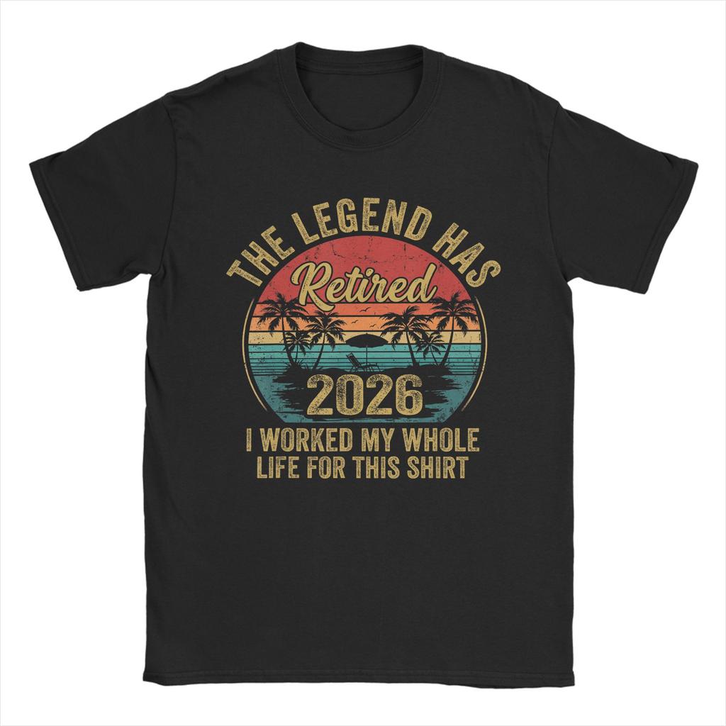 Leisure Retired  Not My Problem Anymore American Flag TShirt for Unisex O Neck Cotton T Shirt  Short Sleeve Tees XL Clothes