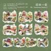 20pcs/lot Kawaii Stationery Stickers  Deep In the Courtyard DIY Junk Journal Paper Planner Decorative Stickers
