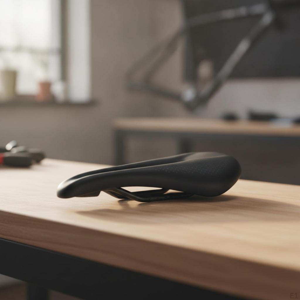 Bike Saddle with Cutout Breathable Lightweight for Commuting