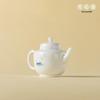 Yueji Kiln Wood-Fired White Porcelain Landscape Teapot