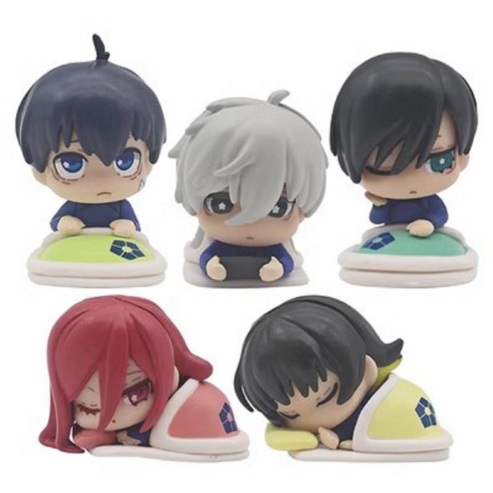 5pcs/set Anime Isagi Yoichi Figures Chigiri Hyoma Rin Itoshi Nagi Seishiro action Figure Toys statue Collection Dolls anime gift