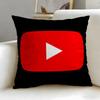 Stylish Yyoutubeing Cushion Cover Soft  EasyWash Pillow Case  Versatile for Couch Bed Travel and Office