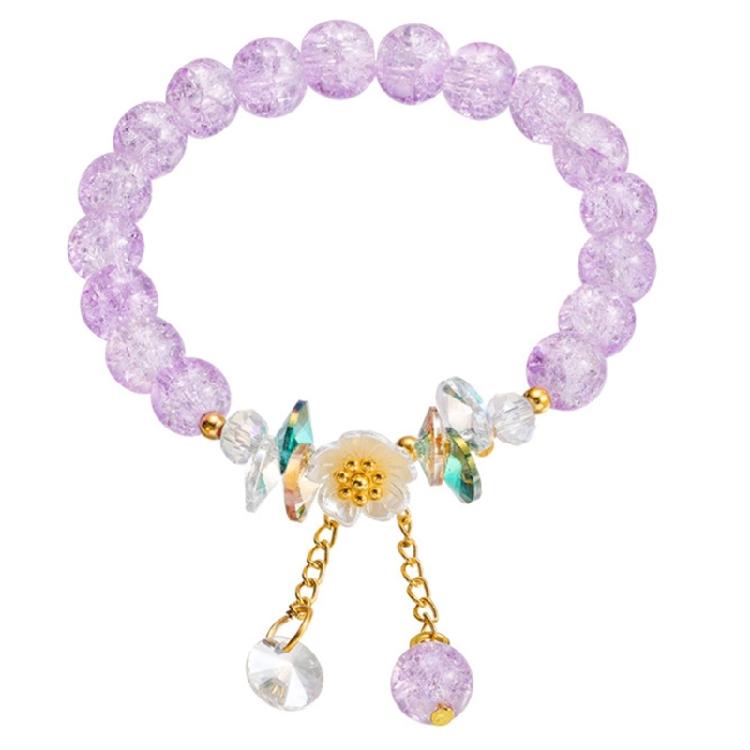 Rope Bracelet Sweet Flower Bracelet Colorful Beaded Bracelet Suitable for Party