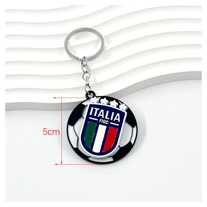 Chelsea AC Milan Barcelona Messi Real Madrid Ronaldo Football Keychain Turning Fan Pendant Blind Box Gift