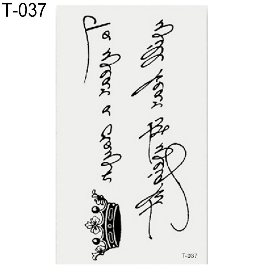 

Временная переводная тату для тела 37