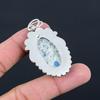 925 Sterling Silver Oval Natural K2 Jasper Bezel Anniversary Trendy Wife Pendant