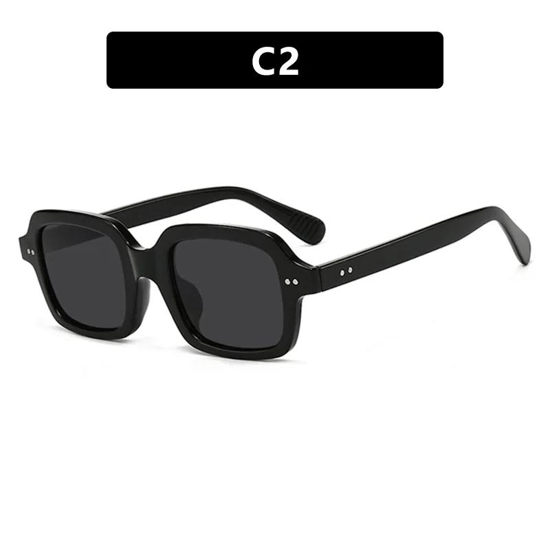 

Новые Ретро Классические Квадратные Солнцезащитные Очки Для Женщин Мужчин Мода Роскошный Бренд Винтажные Солнцезащитные Очки Современные Женские Мужские Очки UV400 As Picture