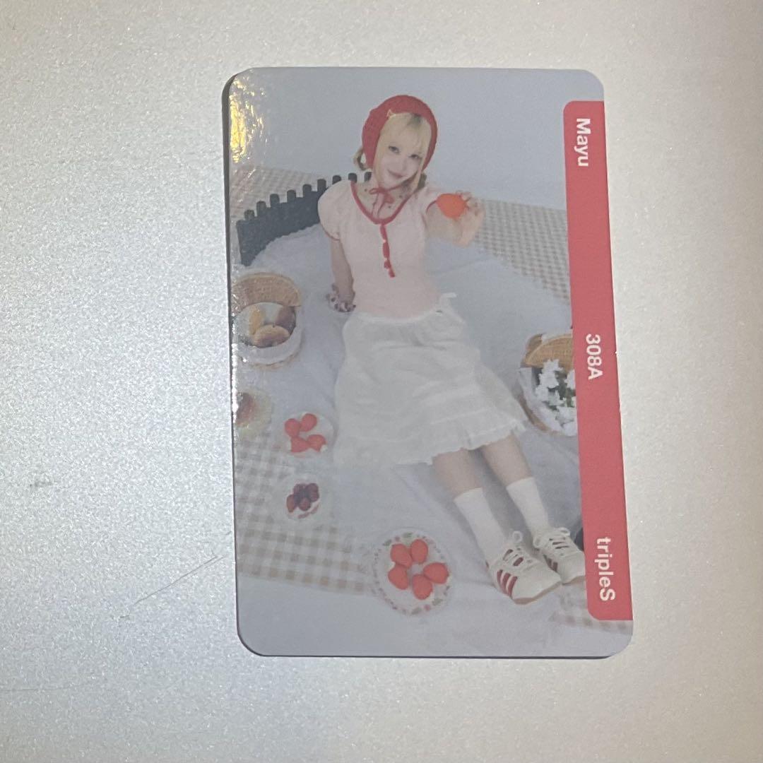 

[USED] tripleS Mayu trading card object 308