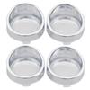 Motorcycle Turn Signal Light Bezels Lens Cover Visor Trim Rings Part For Harley Touring FLHR FXRT Sportster XL Dyna Softail FLHX
