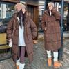 Women's Long Over Knee Thiened Down Cotton Jaet Bread Sle Loose Fit Winter New Sle Korean Version Coat Outerwear