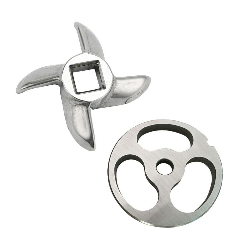 Stainless Steel Meat Grinder Plate Meat Grinder Discs Mincer Plate Meat Grinder Replacement Accessories for Kitchen