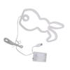   Neon Light Battery Operated Bunny LED Neon Sign Easter Decoration for Bedroom Dorm Easter Party Bar
