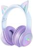 Игровая Гарнитура Onikuma B90 RGB Cat Ears Розовый/фиолетовый