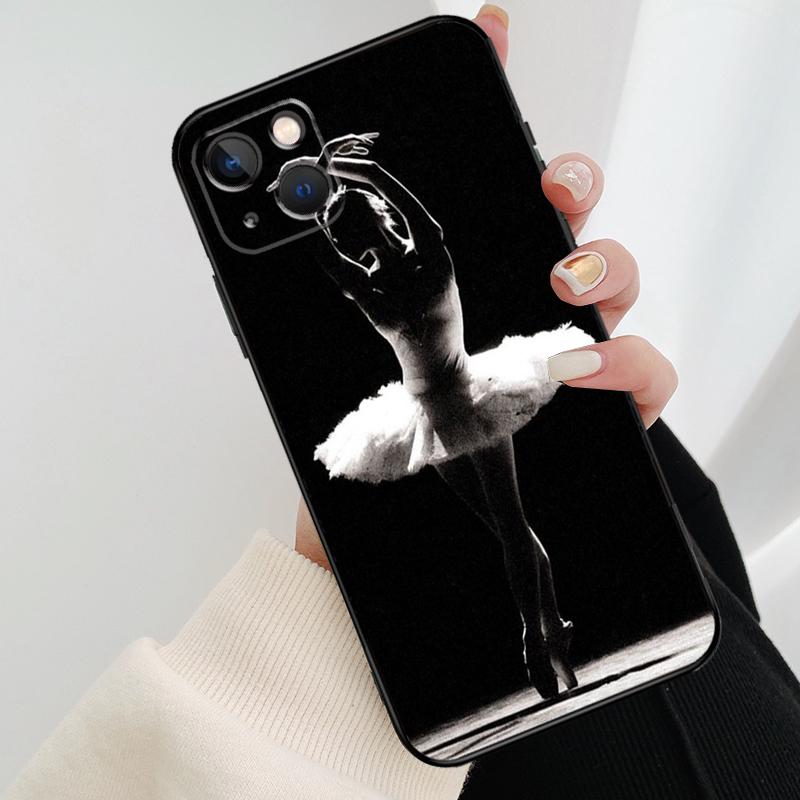 Ballerina Ballet Dance Girl Phone Case For iPhone 17 Pro Max 15 14 13 11 12 16 Pro Max mini 15 16 Plus 16e 17 Air Cover