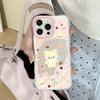 Cake Bear Wave Mirror Suitable for Apple 16/15/iphone13promax Huawei Makeup Mirror Mobile Phone Case