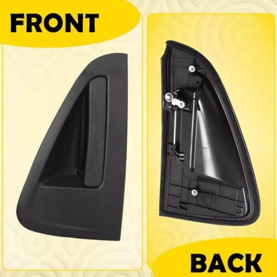 Black Rear Left Side Exterior Door Handle for Chevrolet Spark 2013 - 2015