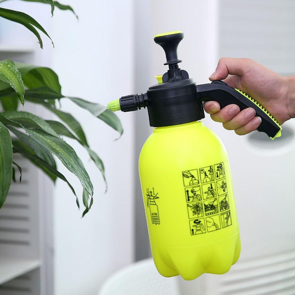 2L Capacity Watering Pot Thickened Material Manual Pressurized Spray Bottle Adjustable Nozzle Gardening Use Pressure Sprayer