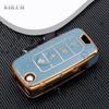 TPU Car Flip Key Case Cover Shell Fob For Jeep Renegade Compass 2016 2019 4 Buttons Folding Keyless Protector Bag Accessories