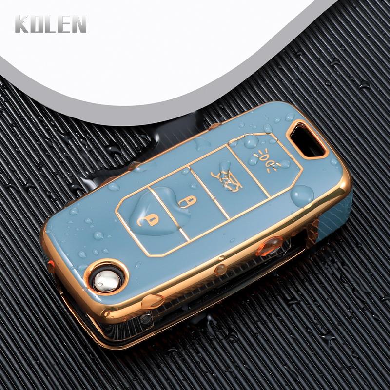 TPU Car Flip Key Case Cover Shell Fob For Jeep Renegade Compass 2016 2019 4 Buttons Folding Keyless Protector Bag Accessories