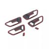 Carbon Fiber Inner Door Handle Bowl Cover Trim For Ford Bronco Sport 2024 2025