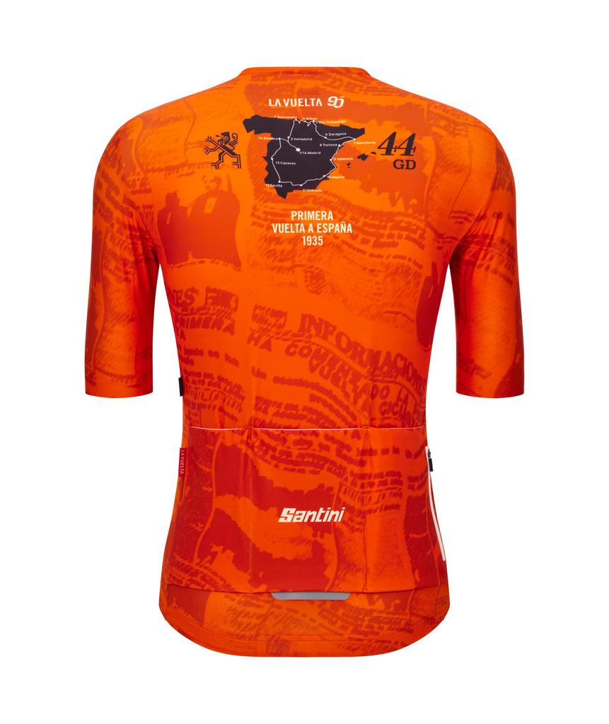 Santini Cycling Jersey, LA VUELTA 90th Anniversary Design
