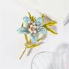 1Pc Classic Elegant Lily Brooch Art Fresh Pin Creative Personalized Jewelry Accessories Party Birthday Festival Gift Souvenir