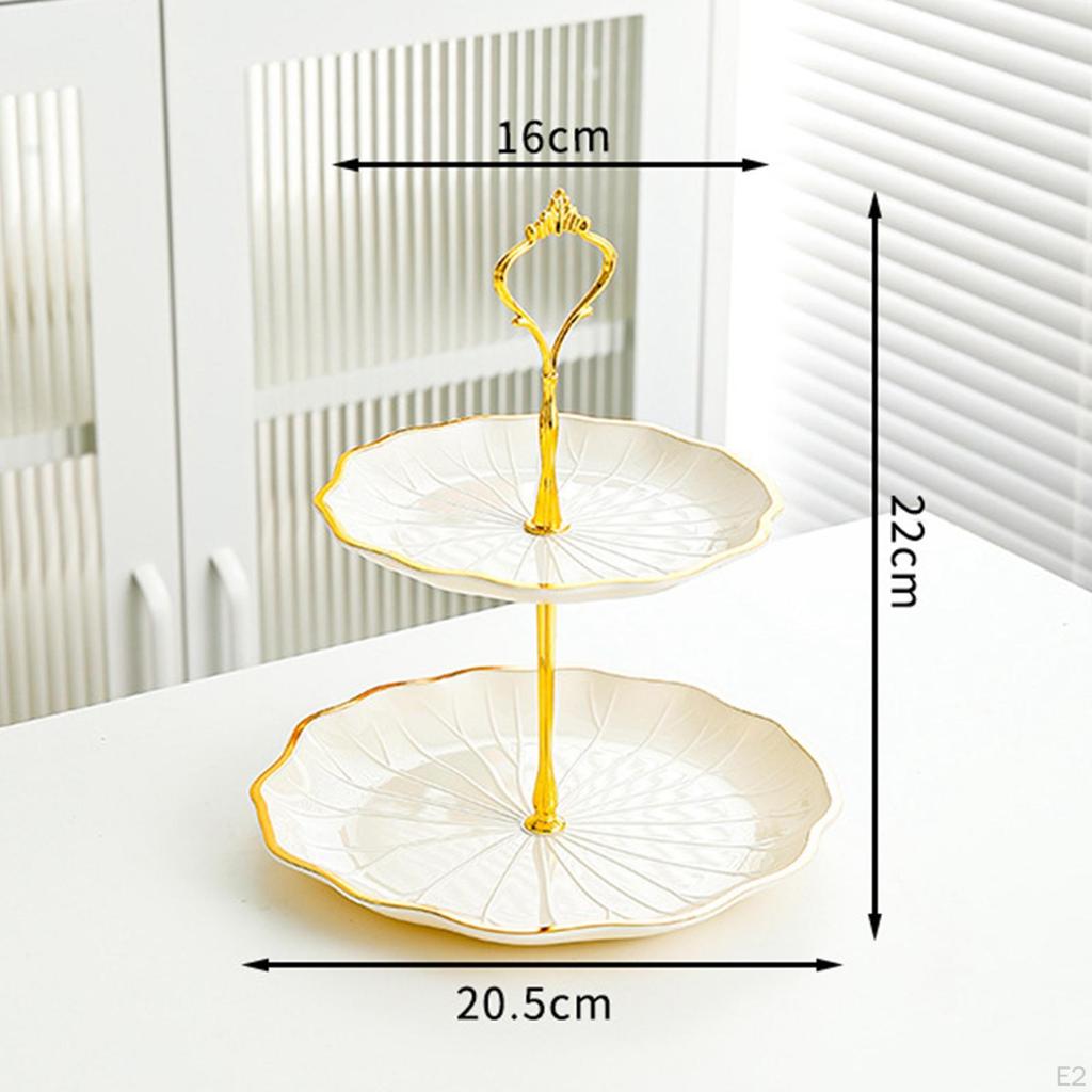 Cupcake-Ständer, Kekstablett, Dessert-, Obst-, Süßigkeiten-Display-Teller, eleganter Kuchen für