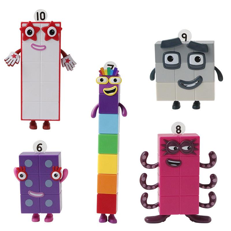 Numberblocks Toy Models With Pvc Construction For Kids And Collectible Fans