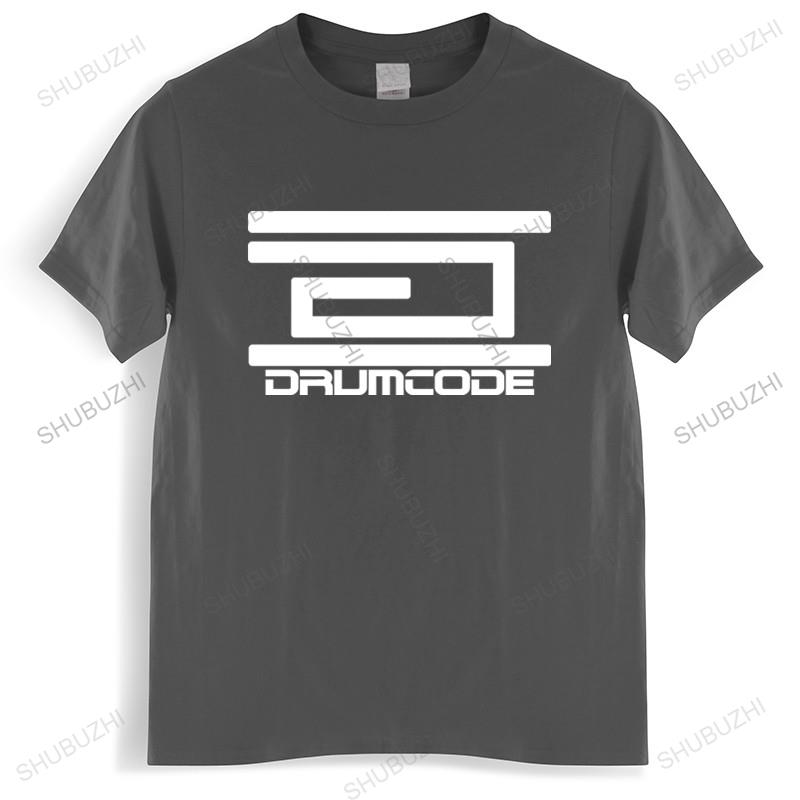 T-shirt męski bawełniany topy Drumcode Records,Adam Beyer,Szwedzki Techno,Slam,Joey Beltram,Maceo Plex Nadruk Czarny męski t-shirt rozmiar euro