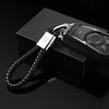 1pcs Hand Woven Leather Car KeyChain Key Ring Car Accessories For Mercedes-Benz AMG C500 C200 C300 A B C E GLA CLA GLK GL ML GLE W204 W205 W203 W211